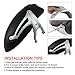 Motorcycle Rear Fender Wheel Hugger Mudguard Splash Guard for BMW R Nine T RNINET R9T Pure Racer Urban 2014-2024 (Silver)