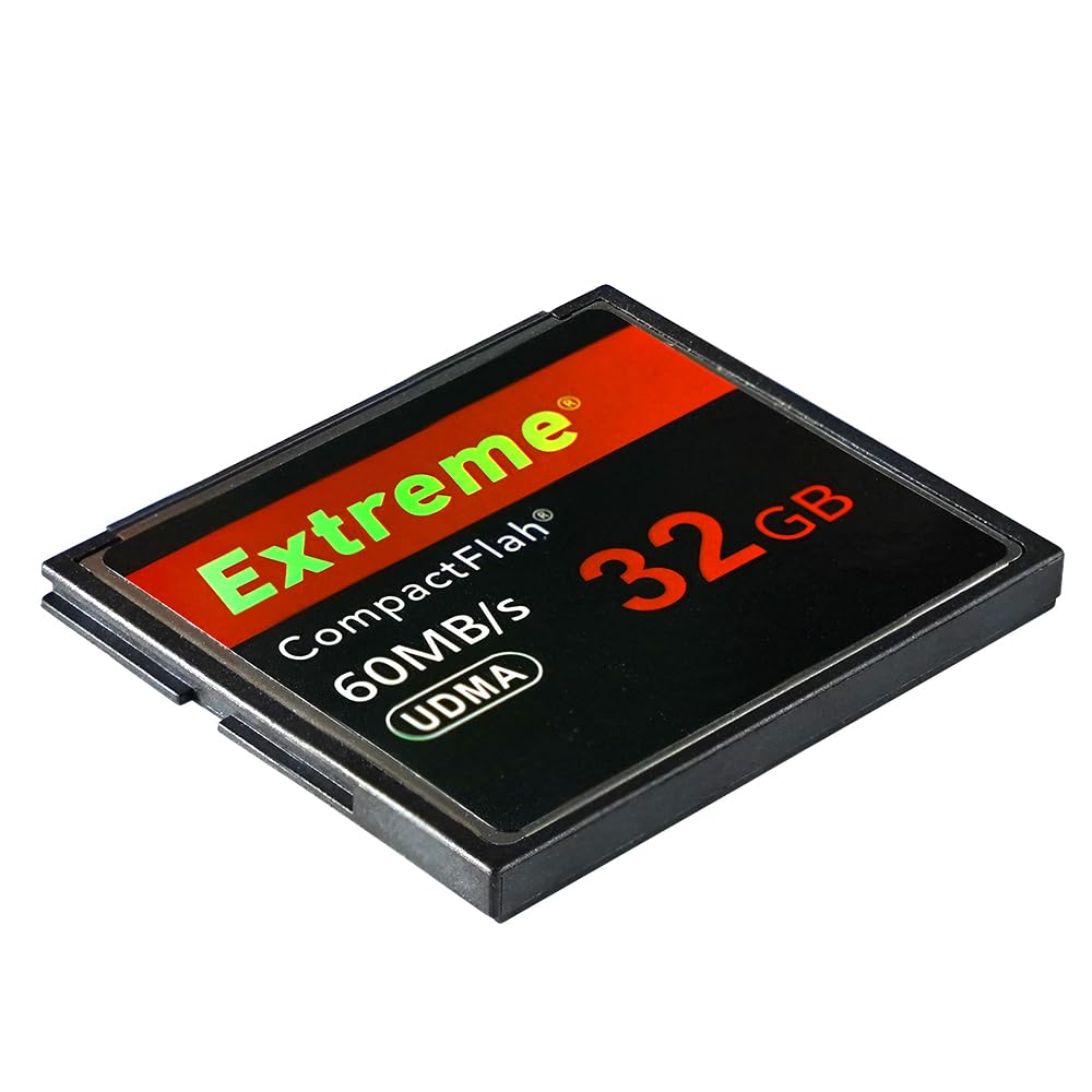 Scheda di memoria Compact Flash estrema da 32 GB, scheda CF ad alta velocità Velocità UDMA fino a 60 MB/s Schede CF per fotocamera reflex, CF-NEW-16-RED