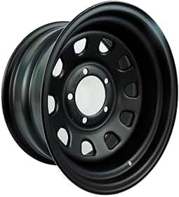 Roda de Aço Daytona, 17x9, 5x139, Preta, para Willys, Rural, F75, F1000, Suzuki Samurai, Jimny, Vitara e Niva - Mangels