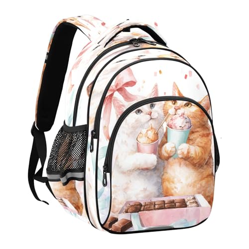 Emelivor Icecream Chocolate Box Kids Backpack School Backpacks Toddler Backpack Bookbag Book Bag for Kids,S2