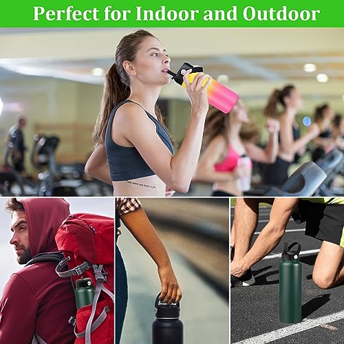 Miniatura 7 de Tapa De Pajita Para Hydro Flask Wide Mouth, Tapa Con Pajitas Para Hydroflask Wide Mouth, Tapas Deportivas, Accesorios Para Botellas De Agua, Tapa De Repuesto Superior