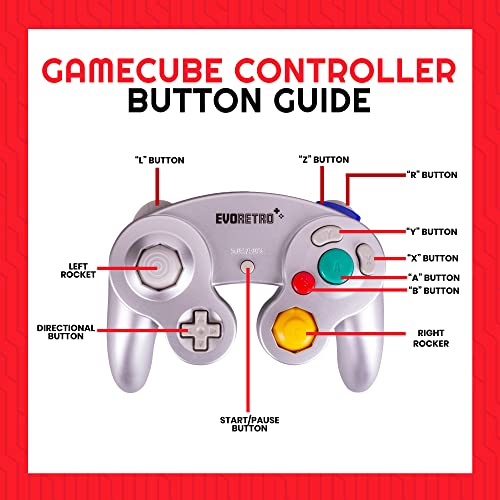 Evoretro 3760265294855 Gamecube Controllers Compatible thumb #2