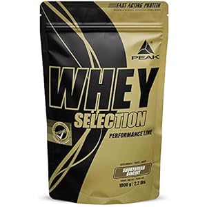 PEAK Whey Selection 1000g | meer dan 40% isolaat | Premium weiproteïne (Shortbread Biscuit)