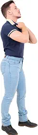 Calça Jeans Plus Size Masculino Tamanho Plus Modelo Country 50 a 56 Tradicional - Coll Jeans