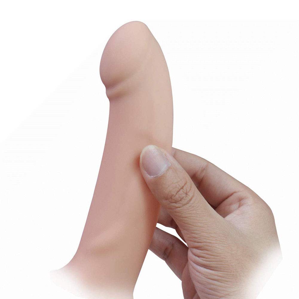 Dildo Strap-On per Uomo Aiuto per La Disfunzione Erettile, Imbracatura Realistica con Strapon Pene Ingranditore Extender Faloimitator Longer for Men