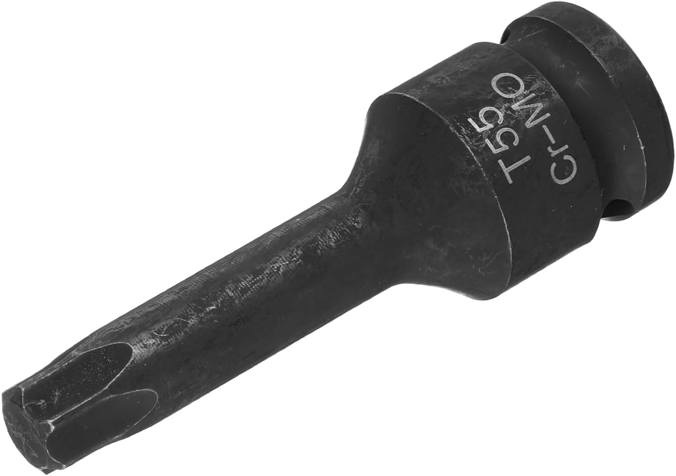 HARFINGTON T55 Torx Bit Socket 1/2" Drive 6 Point Torx Star Screwdriver Socket Adapter CR-MO Steel Lengthen Impact Bit Sockets for Electric Ratchet Wrenches Fastening Screws