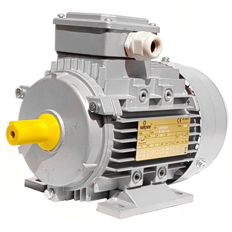 Trójfazowy silnik elektryczny 0,18 kW, 0,25 KM, 1400 RPM, B3, MEC 63, 230/400 V, idealny do zakładów przemysłowych i warsztatów. SAMMA PARTS