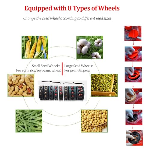 Sembradora para tractor con 12 boquillas ajustables miniatura 5
