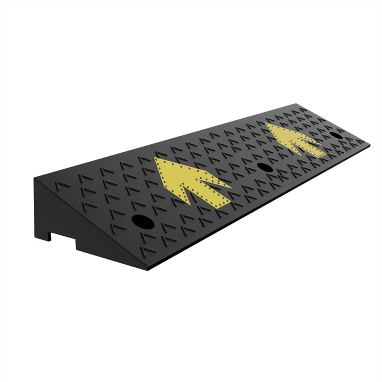 kerb ramps, Wheelchair Threshold Ramps for Doorways - Plastic Curb for Sidewalks, Vehicles, and Wheelchairs Strong and Durable Non-Slip Ramp