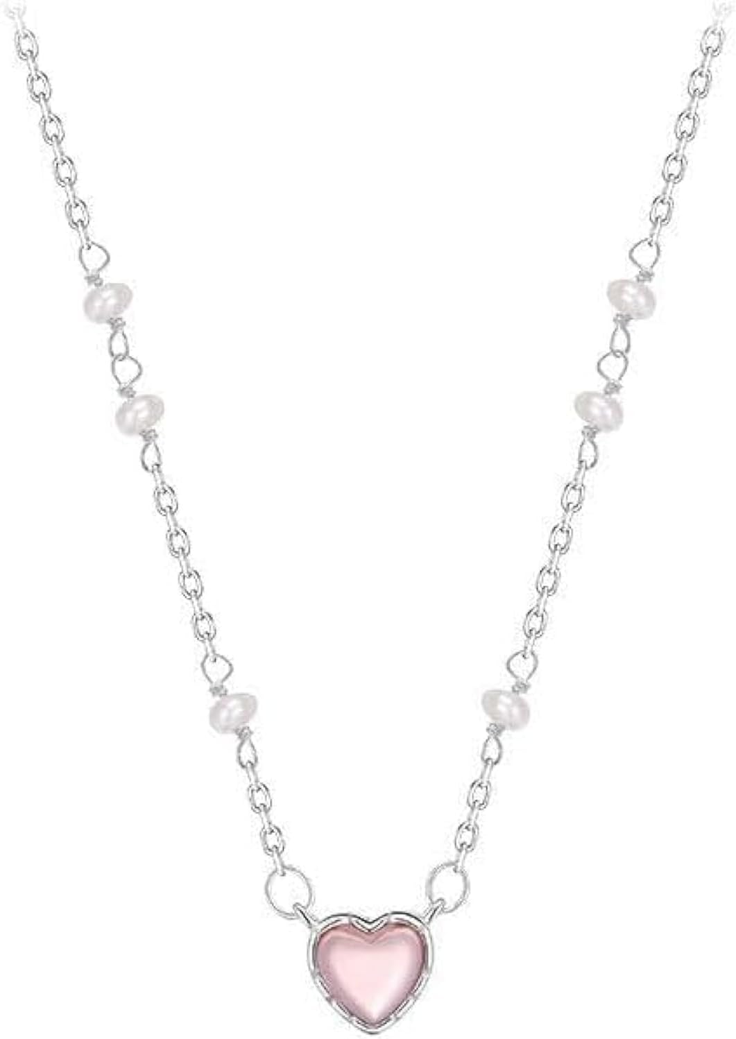 Fashion Crystal Heart 925 Sterling Silver Pendant Necklace for Women Gift Packing J.Rosée Fashion Jewelry JR-1149