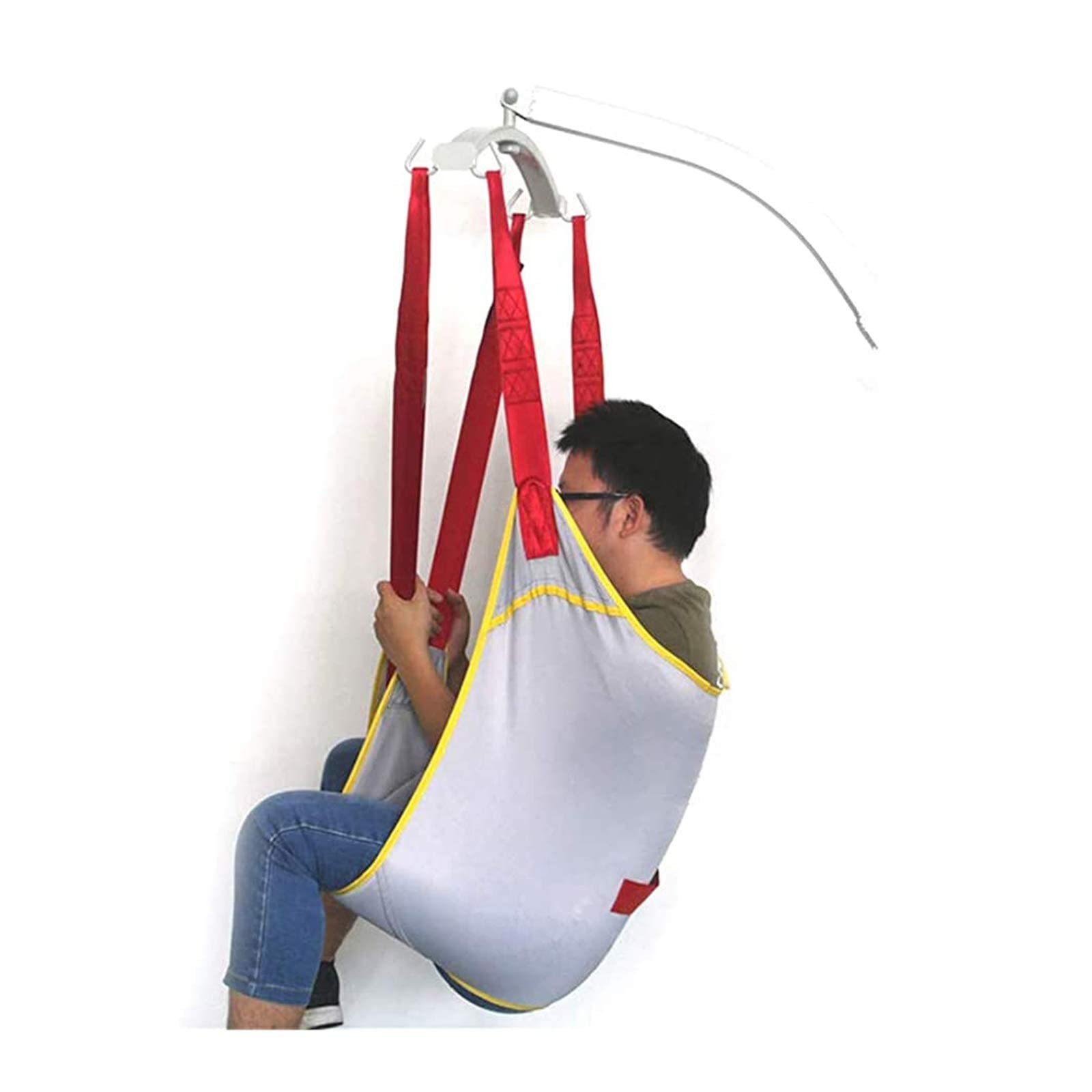 Eslingas para piernas divididas, Eslinga para elevación de Pacientes, Polipasto para Levantar a Personas Mayores, Eslinga para Elevador de Inodoro, Elevador de Pacientes para traslado de la Cama a l