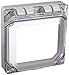 Thomas & Betts NI66W Polycarbonate Hinged Window Kit, 6" x 6"