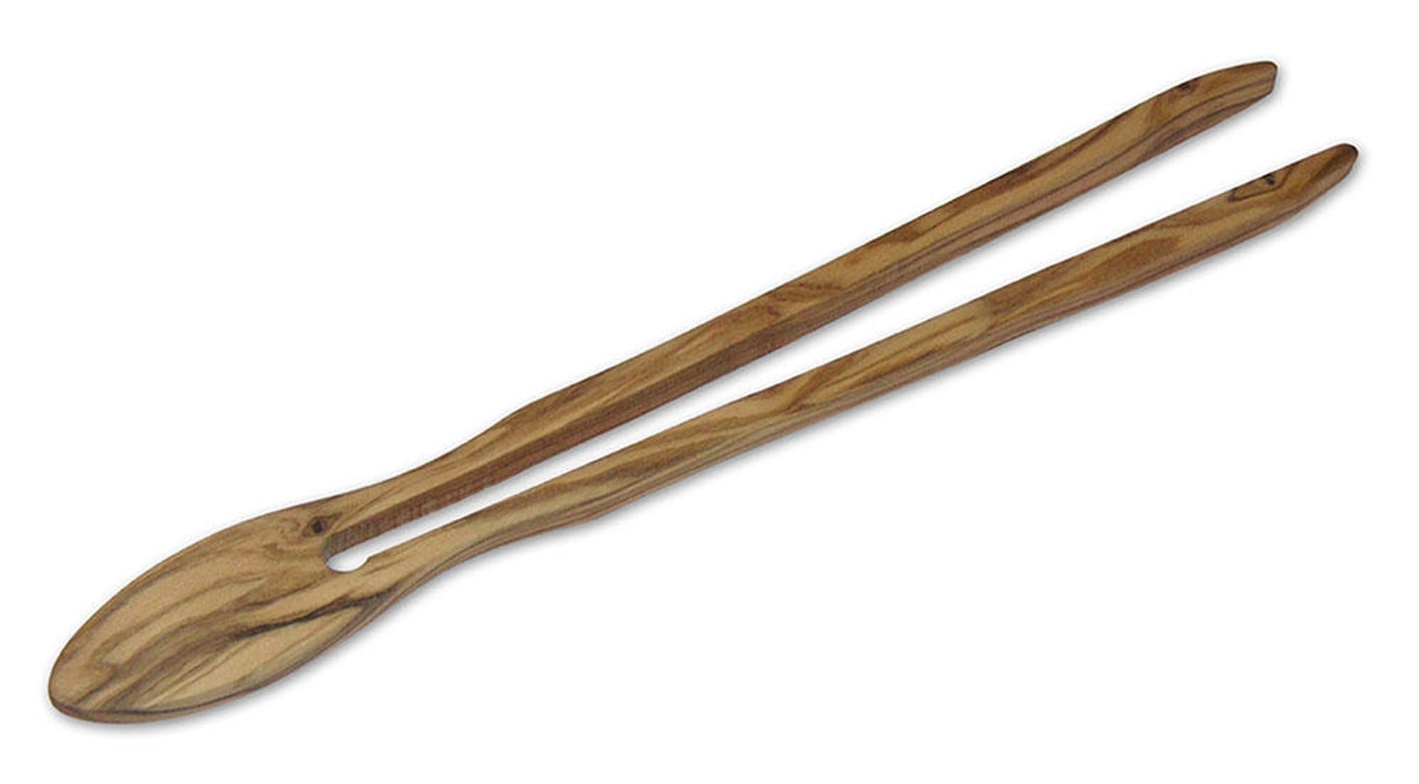 Berard Olive Wood Tong, Beige, 18 cm