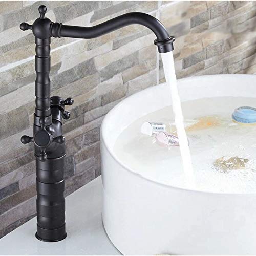 Robinet pivotant haut de gamme finition bronze noir huilé antique