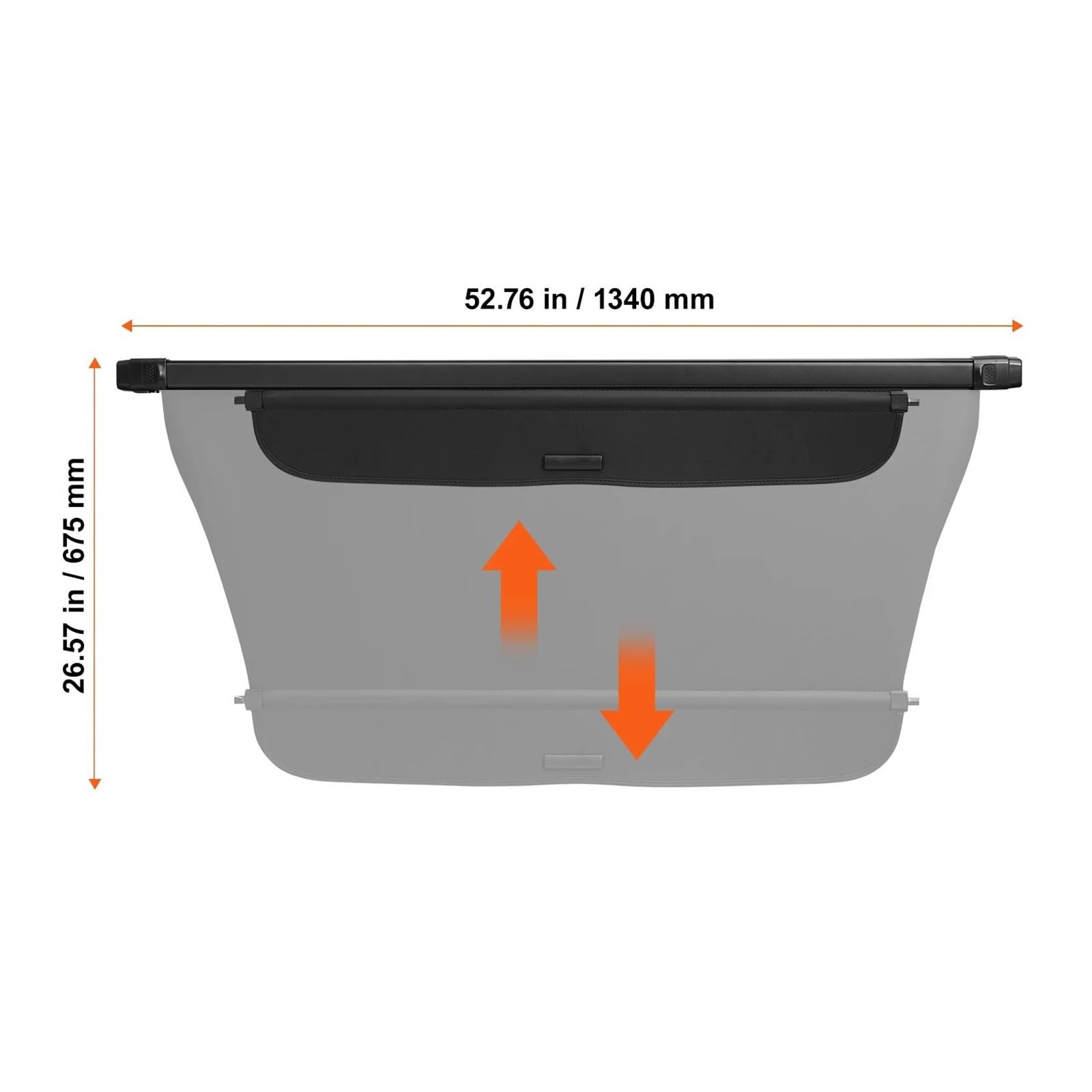Générique Plage Arrière pour CRV Pare-Soleil sécurité Cache-Bagages