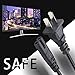 TV Power Cord Cable 10ft for Samsung LG Toshiba Insignia TCL JVC Sony Sharp Hisense LED LCD Electronics and Other 8-Type Interface Devices
