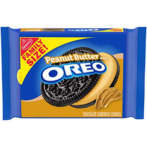 Oreo OREO Peanut Butter Creme Chocolate Sandwich Cookies, 1 - 17 oz Family Size package,