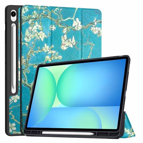 Image of ProElite Cover for Samsung Galaxy Tab S10 FE Plus 13.1 inch, Soft Flexible Flip Case Cover for Samsung Galaxy Tab S10 FE Plus 13.1 inch Cover, [Recoil Series]- Flowers