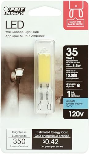 Miniatura 3 de Feit Electric 35W T4 G9 5000K Especialidad Led Bombilla 3Pk