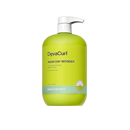 Miniatura 1 de DevaCurl Wash Day Wonder Time-Saving Slip Detangler  Tangle-Release Complex  Melts Away Tangles  No Buildup Formula