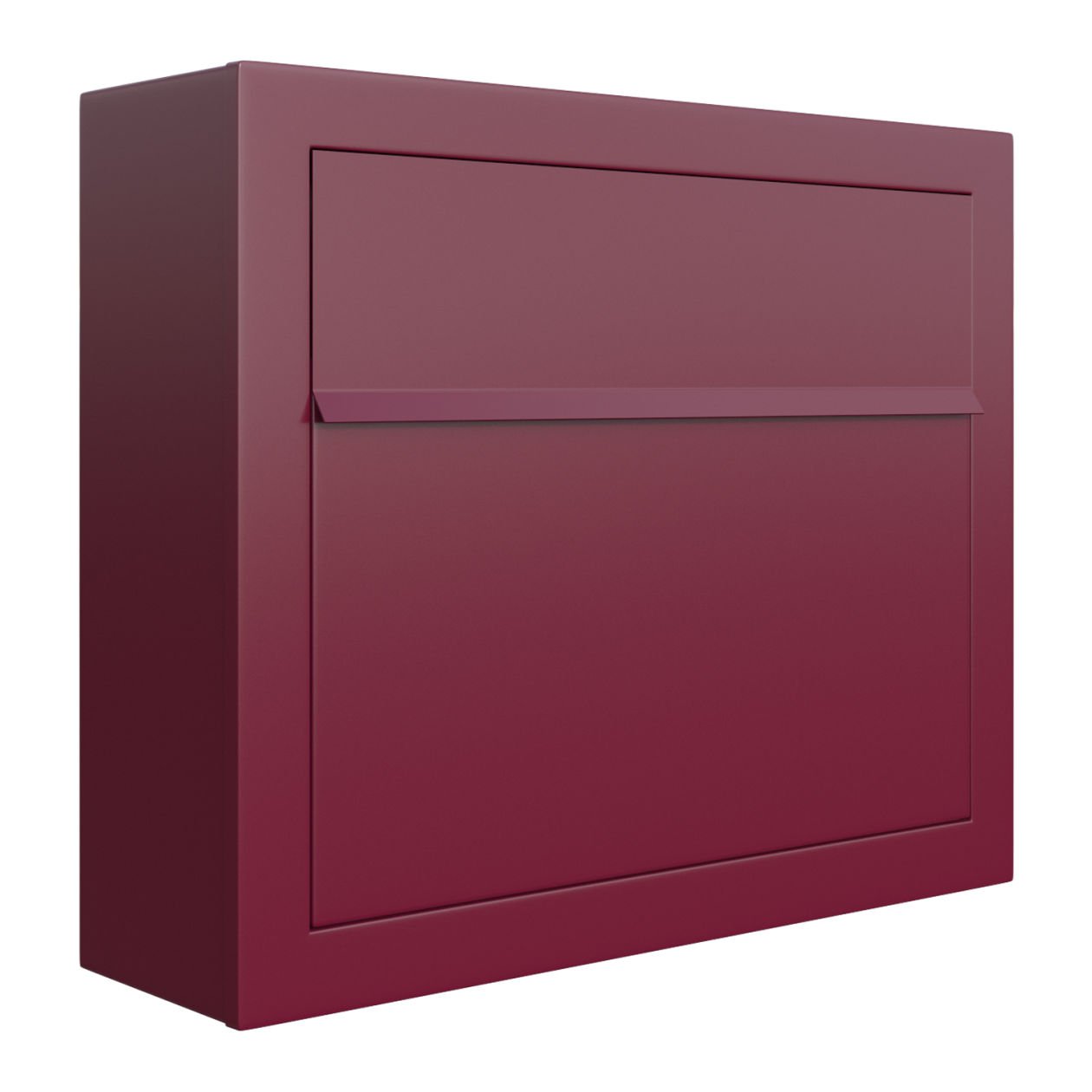 Briefkasten, Design Wandbriefkasten Elegance Rot - Bravios