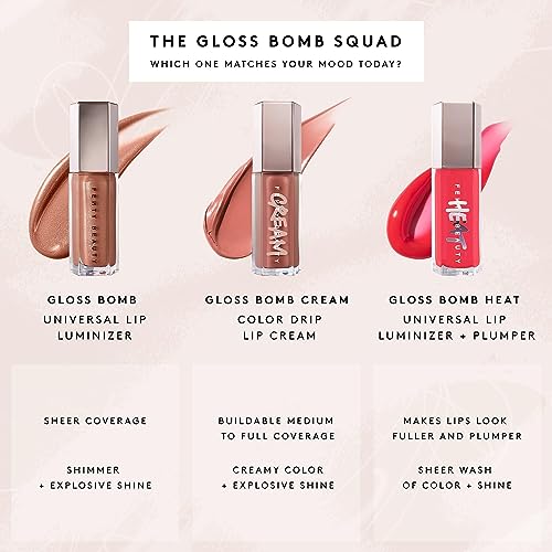 Fenty Beauty by Rihanna Gloss Bomb Heat Universal Lip Luminizer + Plumper Fu$$y - Image 3