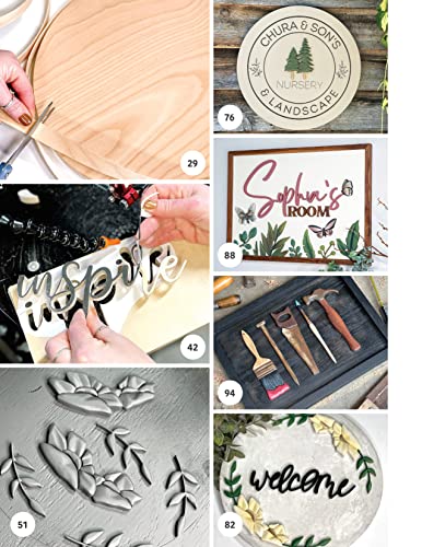 How to Make Wood Signs: Techniques for Creating Personalized Projects Using the Scroll Saw Plus Tips on Painting and Finishing (Fox Chapel Publishing) Custom Sign-making Tutorials for Woodcarvers - Image 3