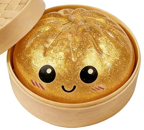 Image of Dumpling Squishy, Squishy Dumpling Mystery Box (Flash Gold)