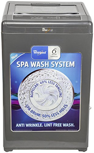 Image of Whirlpool 6.2 kg Fully-Automatic Top Loading Washing Machine (WM Classic Plus 621S, Dark Grey)