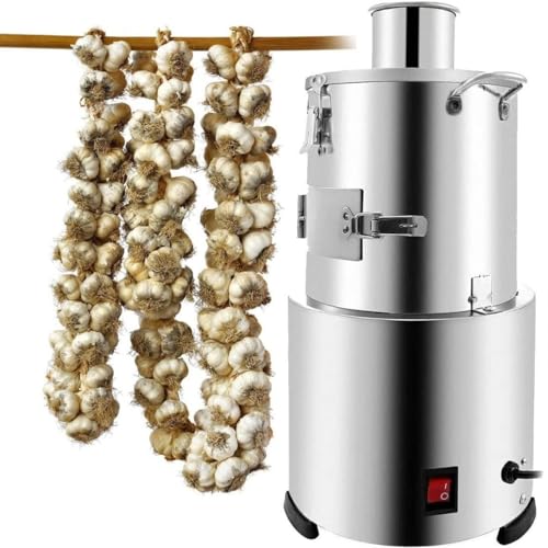 UMJIGF 200W Electric Whole Garlic Peeling Machine, 20kg/h Commercial Garlic Separator Automatic Garlic Skin Remover, Garlic Peeling Tool for Restaurant Kitchen Barbecue Shops,
