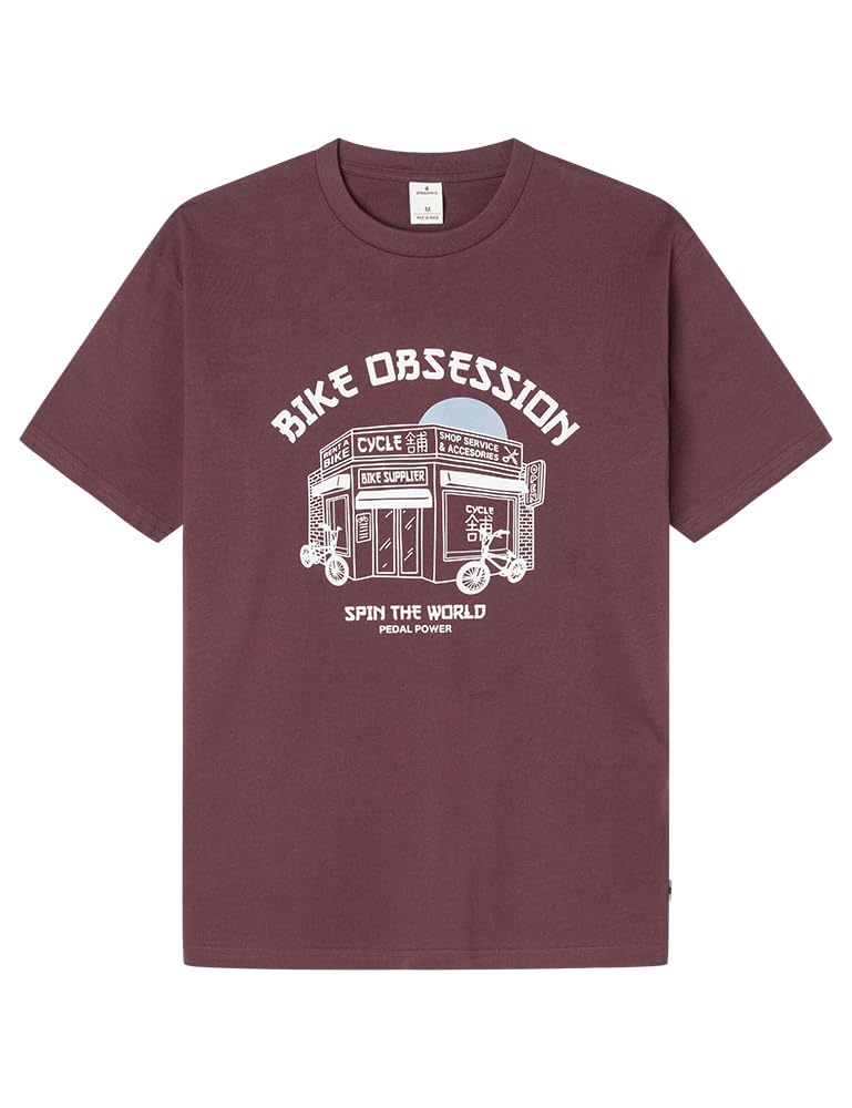 SPRINGFIELD t-Shirt, Burgundy, S