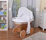 WALDIN Cuna Moisés, carretilla portabebés XXL, 44 colores 