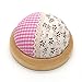 ANCLLO 2 cojines de aguja para la muñeca con diseño de lunares, calabaza, para coser (Rosado)