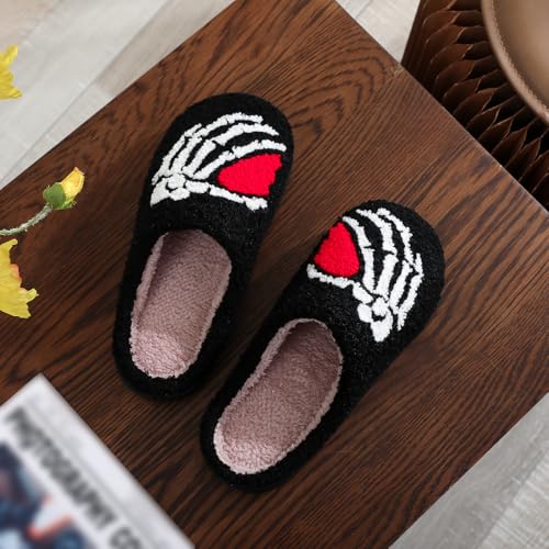 Image of Slippers for Women Men Fuzzy Memory Foam Slipper Fluffy Winter Soft Warm Slip On House Shoes