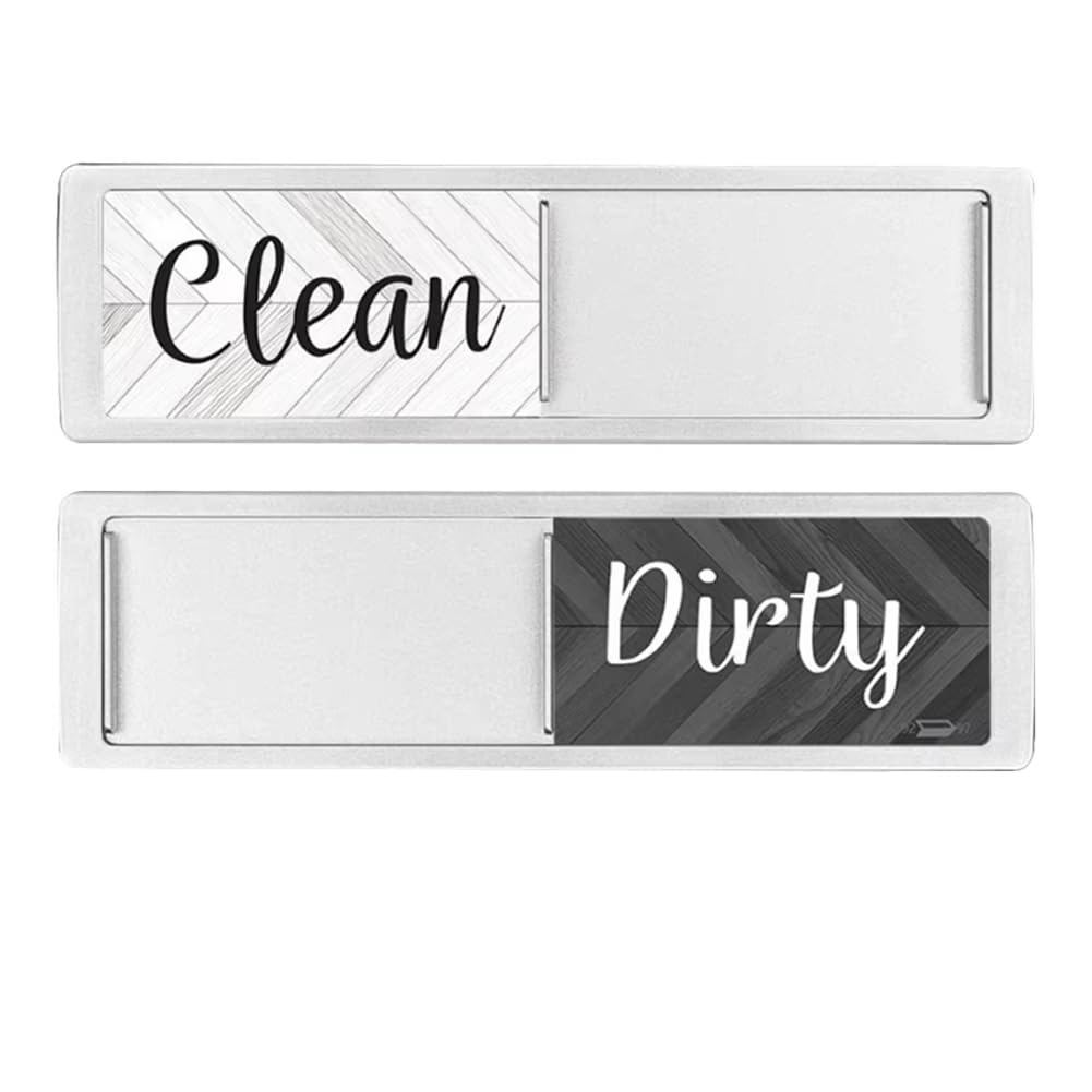 CTRLZS For Dishwasher Magnet Fridge Refrigerator Guide Sign Double-Sided Magnetic Refrigerator Sticker for Dishwasher Indicator B