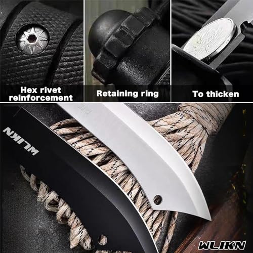 Image of BISONBERG Kitchen Knife /Utility Knives For Kitchen Home & Office Use Ideal For Portable, Travel - Wooden & Black,Carbon Steel