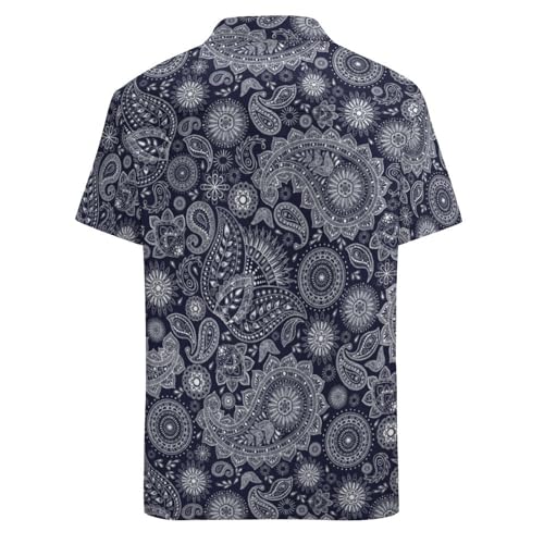 Men's Hawaiian Shirt Button Down Beach Shirts Tropical Holiday Shirts2