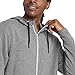 All in Motion Men's Soft Gym Full Zip Hooded Sweatshirt - (Grey, Small)