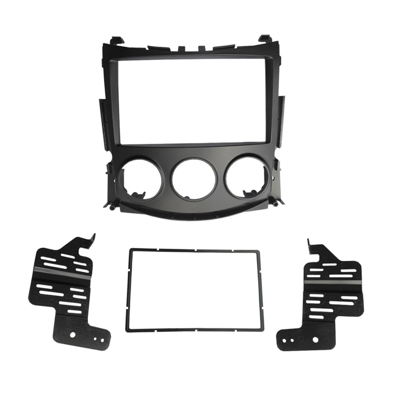 Mascherina Autoradio Cornice Stereo Doppio 2 DIN Autoradio Fascia Cruscotto Pannello Stereo Dash GPS Dvd Trim Kit Installazione Cornice Lunetta per Nissan 370Z 2009-2012