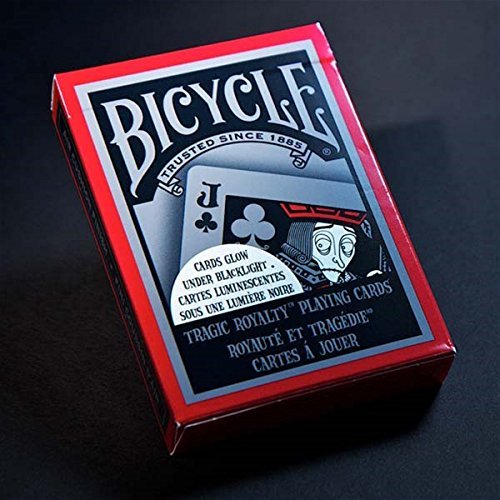 Bicycle Tragic Royalty Playing Cards Glow in The Dark Back Light Deck