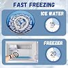 2 Pack Neck Cooling Tube with Insulated Bag - Reusable Ice Ring Neck Cooler Indoor Outdoor - Wearable Cooling Ring - Relief for Summer and Hot Flashes - Ice Ring Freezes Under 64F(2 Blue Gradient)