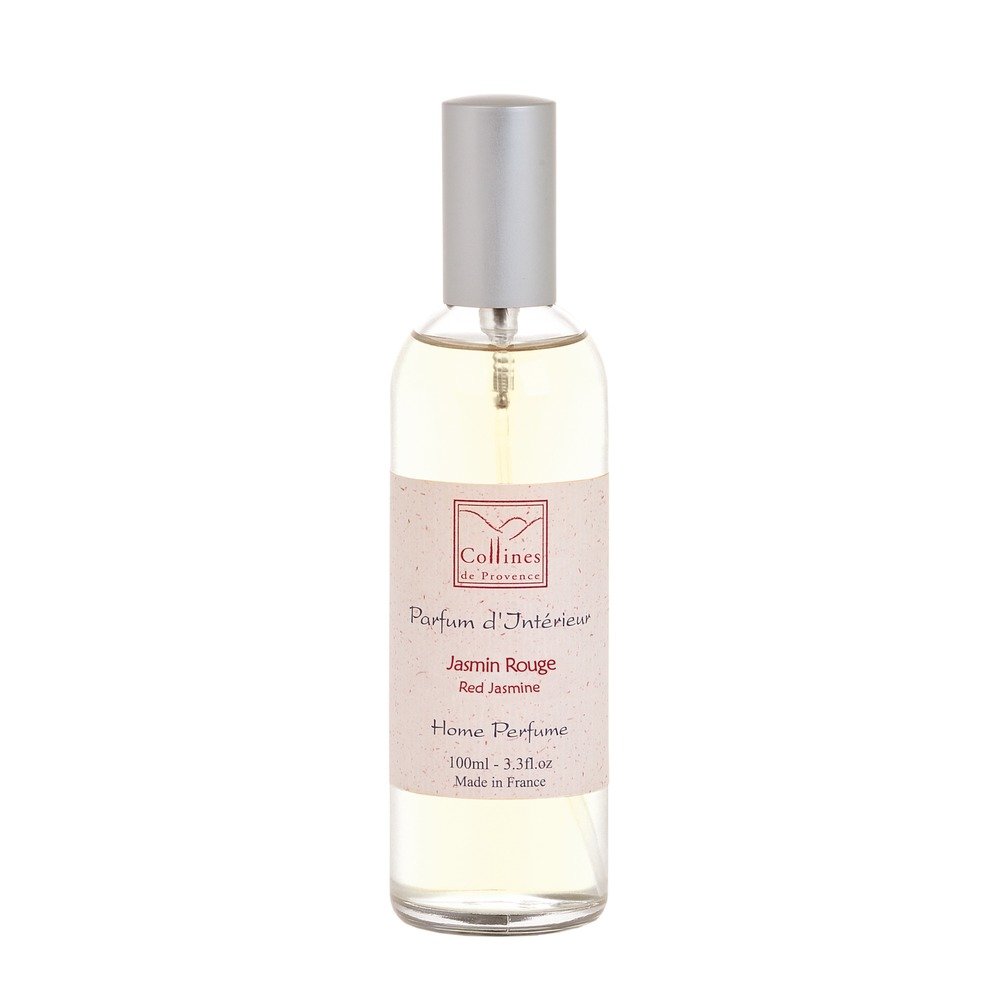 Home Perfume Spray, 23 fragances, Collines de Provence, 100 ml - Red Jasmine (Jasmin rouge)