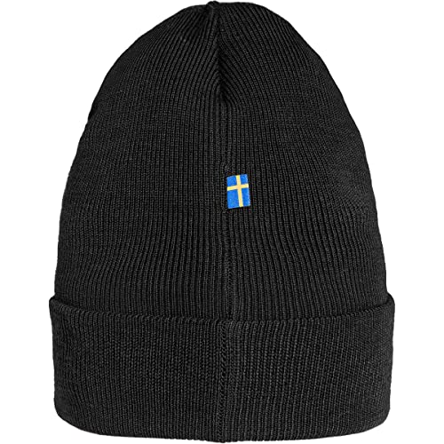 Fjällräven Unisex Classic Knit Hat, Schwarz (Black), Einheitsgröße EU