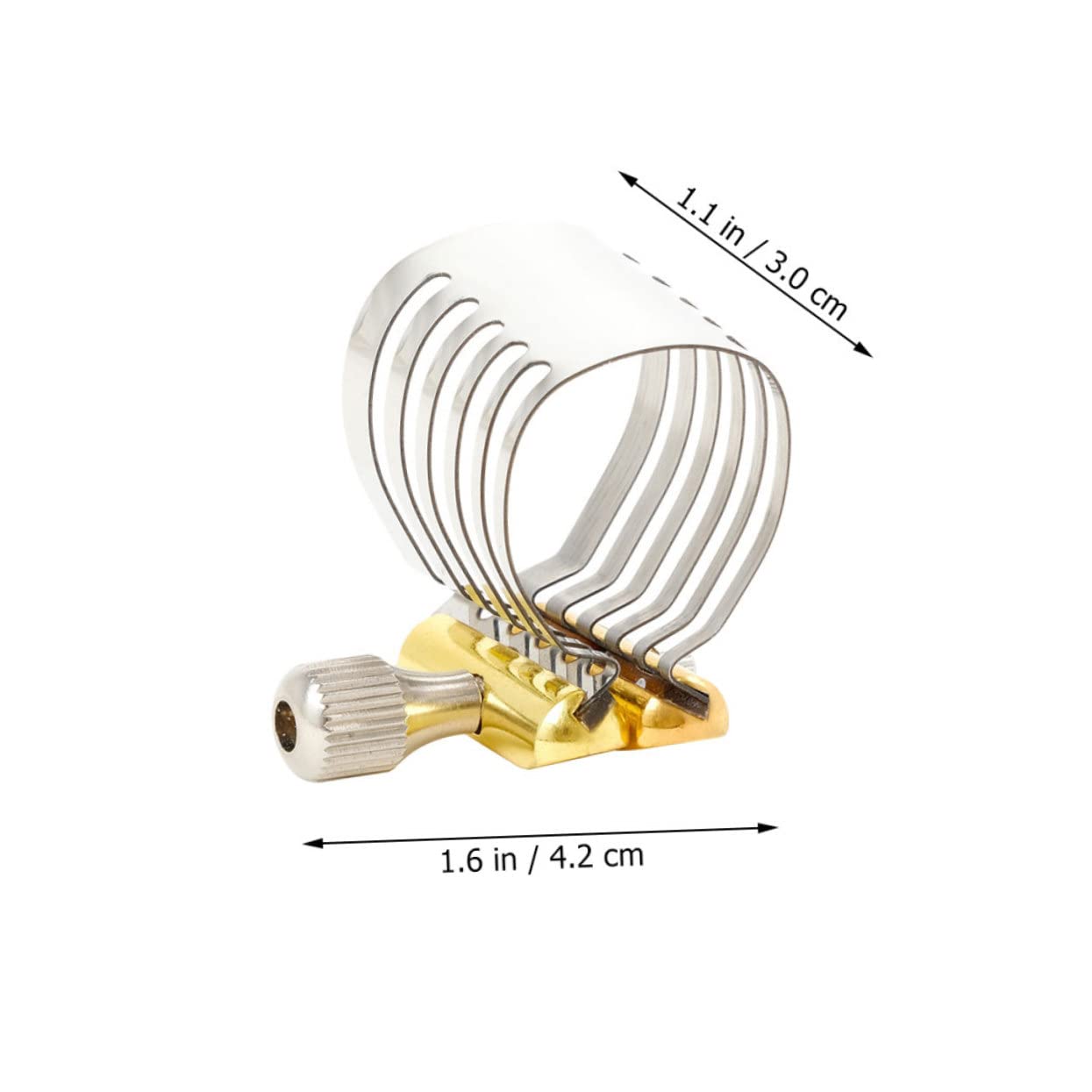 Toyvian 2sets Clip Per Sassofono Inossidabile Accessorio Professionale Per Strumenti Fiato Facile Da Installare Adatto Principianti e Professionisti