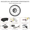 26" Front Wheel Hub Electric Bike Conversion Kit, 48V 1500W E-Bike Powerful Hub Motor Kit with S866 LCD Display Waterproof Wire Front Wheel Hub Assembly Motor Kit (US Stock) #5