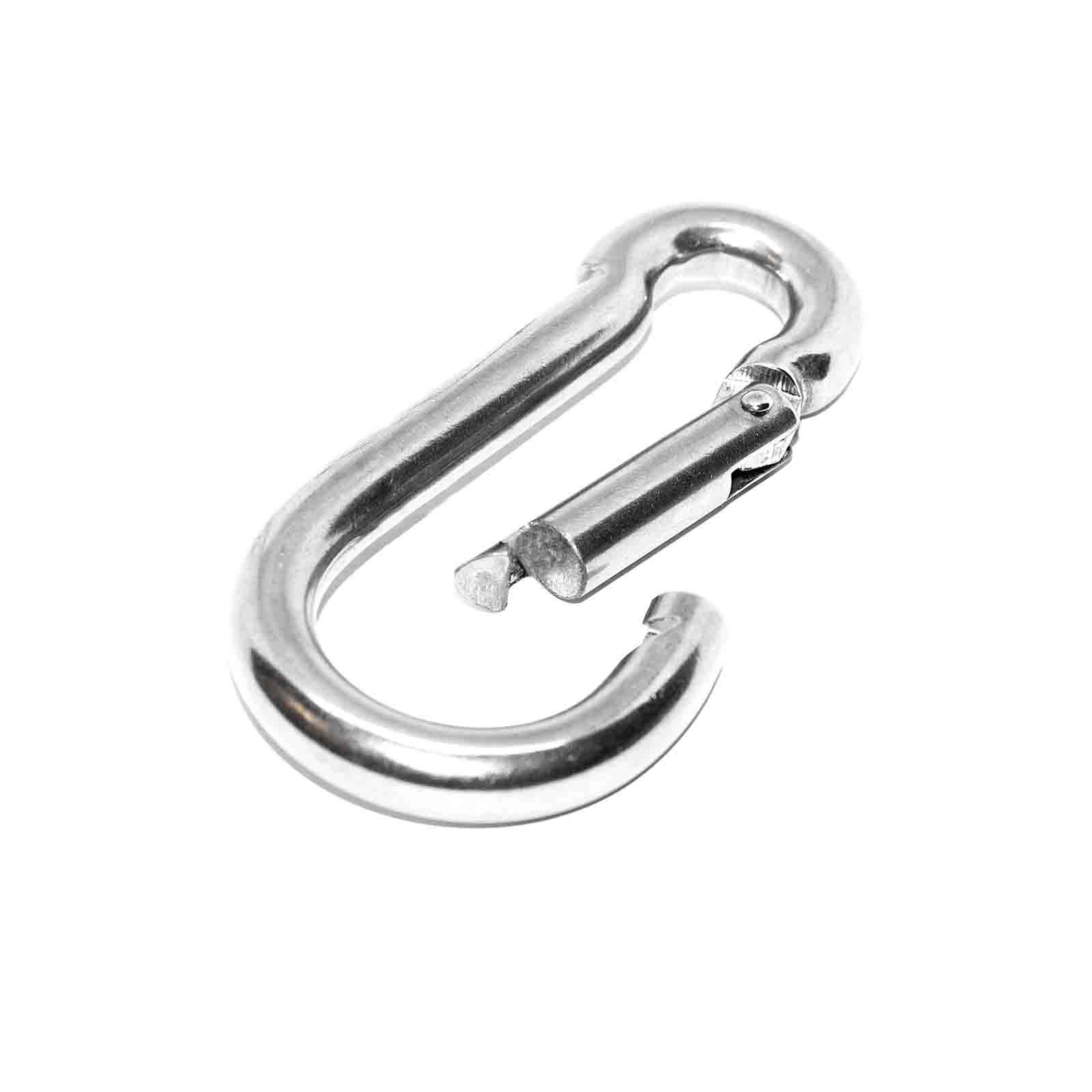 DRS Karabiner Edelstahl 5 Stück Edelstahlkarabiner V4A Standard