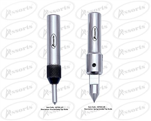 Set of 2 Spring Center Tap Guide Tool to Align Tap for threading Lathe Mill Jig Bore