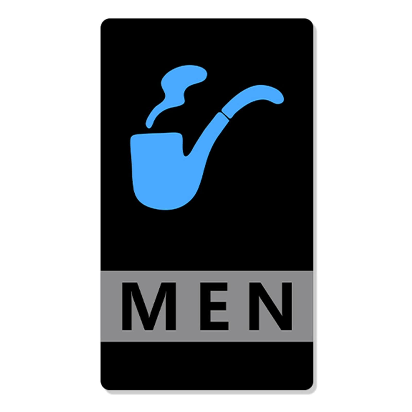 VNVFJKLO restroom sign, Men's and Women's Restroom Signs, 3D Raised Icons, Sign Decor, Acrylic, for Offices, Businesses, and Restaurants(B)
