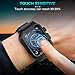 EFFUN Waterproof Case for Apple Watch Series 6/4/SE 440 with Band and Built-in Screen Protector, IP68 Waterproof Shockproof Dustproof Anti-Scratch Protective Case for iWatch Series 6/4/SE