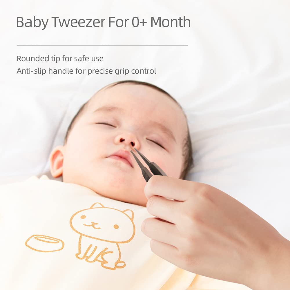 Set de coupe-ongles pour bébé avec étui mignon, set de limes à ongles pour la manucure et la pédicure des nouveau-nés, cadeau pour la nouvelle maman - 4